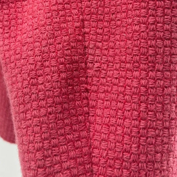 Boden pink wool blend jacket with scalloped hem size 8 - Picture 10 of 15